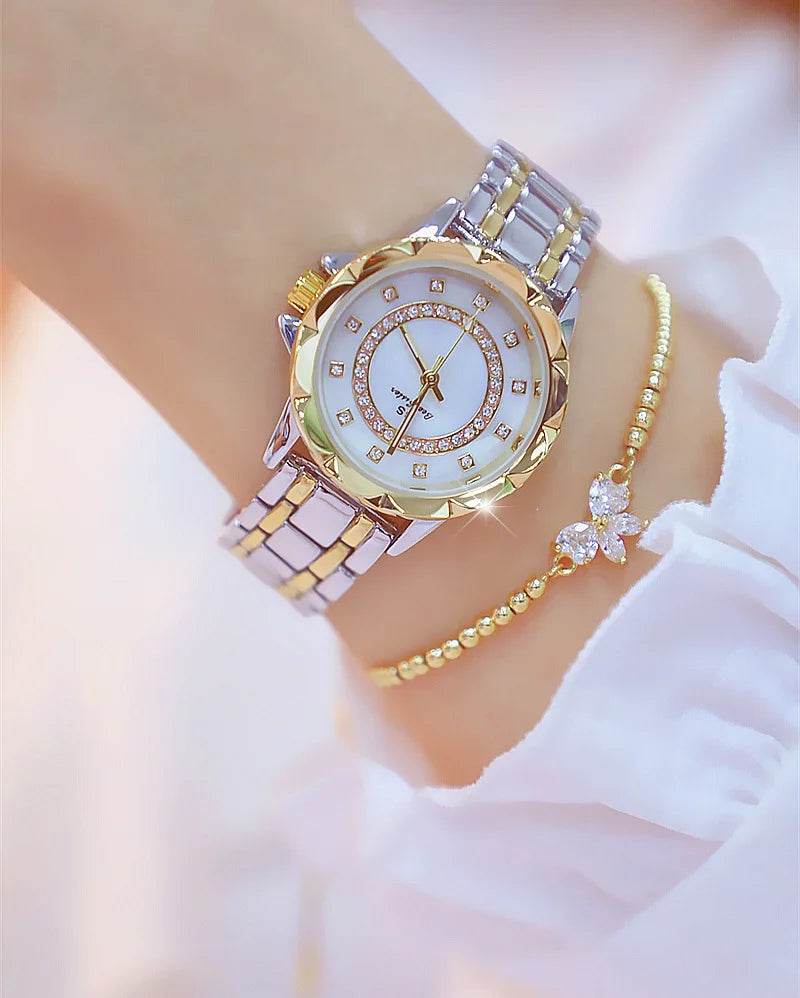 Diamond Women Watch Luxury Brand 2025 Rhinestone - Lux Waches Max