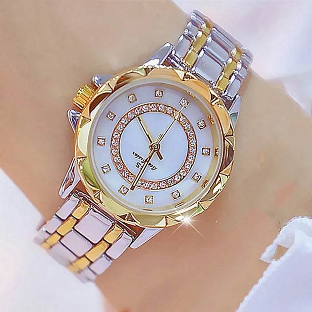 Diamond Women Watch Luxury Brand 2025 Rhinestone - Lux Waches Max