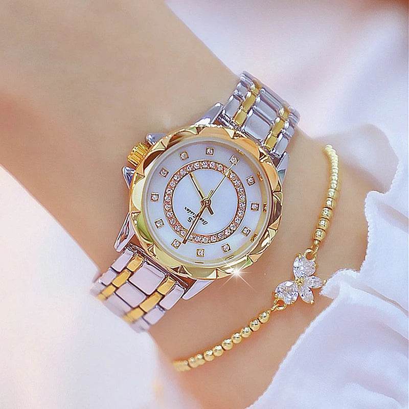 Diamond Women Watch Luxury Brand 2025 Rhinestone - Lux Waches Max