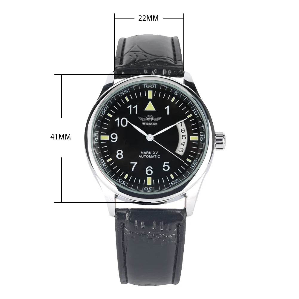 Men's Mechanical Watches Luxury Stainless Steel Case Business Watch Retro Steampunk Style Wristwatch - Lux Waches Max