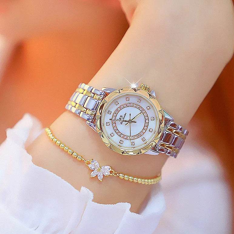Diamond Women Watch Luxury Brand 2025 Rhinestone - Lux Waches Max