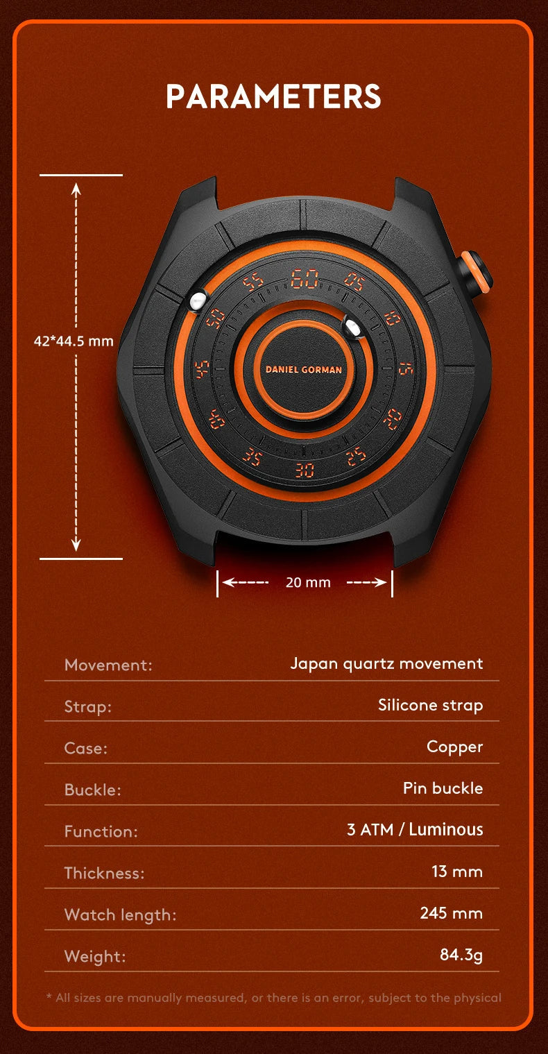 Original Planet Series New Design Magnetic Analog Iron Ball Watch Hands Luminous Luxury Watches Men Quartz Watches Lux Waches Max