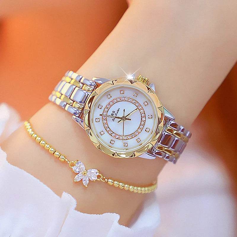 Diamond Women Watch Luxury Brand 2025 Rhinestone - Lux Waches Max