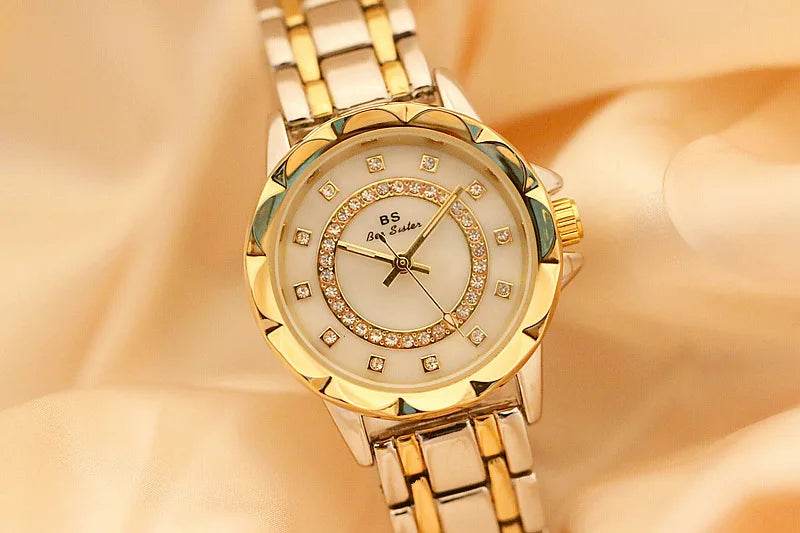 Diamond Women Watch Luxury Brand 2025 Rhinestone - Lux Waches Max
