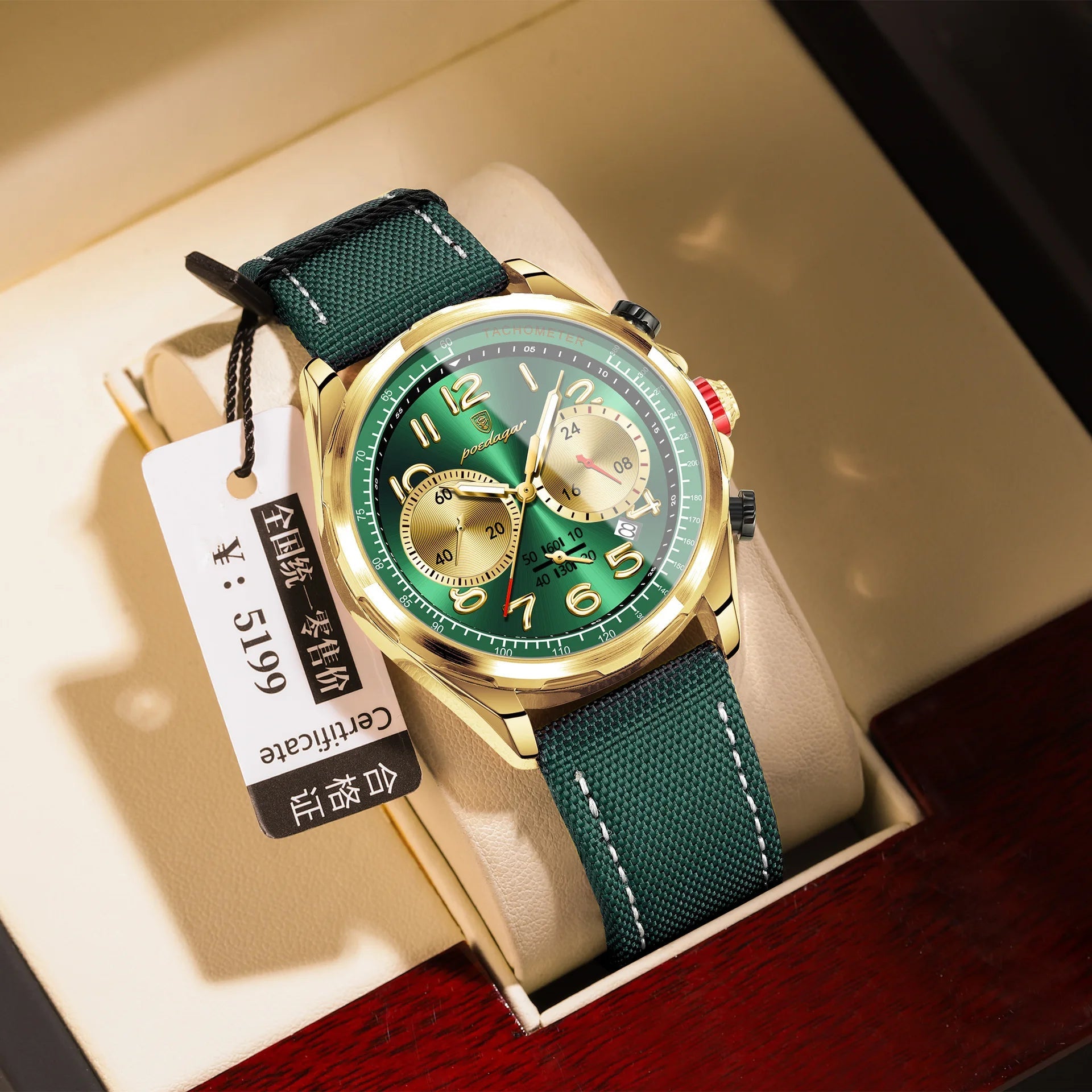 Luxury  Watches Men Sport Quartz Genuine Leather Watch 862 Lux Waches Max