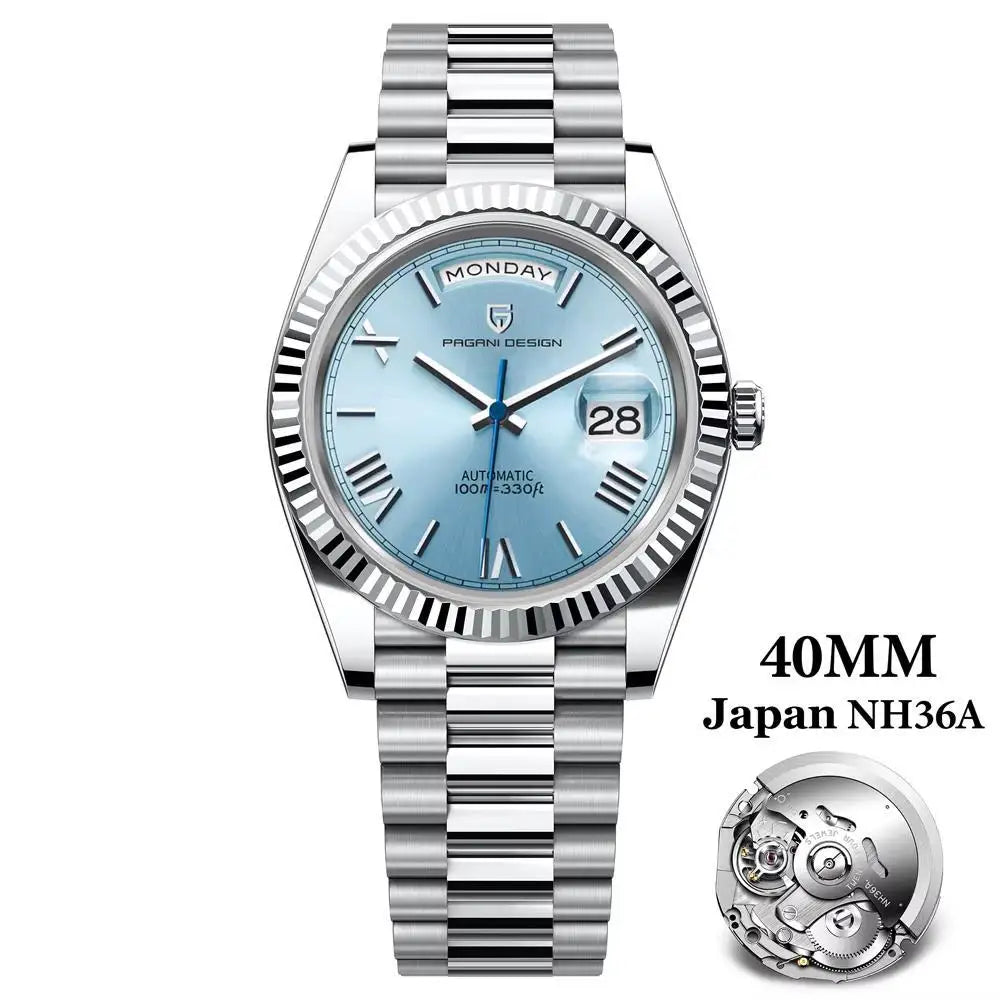 2025 New PAGANI DESIGN DD40 Men's Watches Brand Automatic Mechanical Watch For Men AR Sapphire Glass Waterproof Wrist watch Men