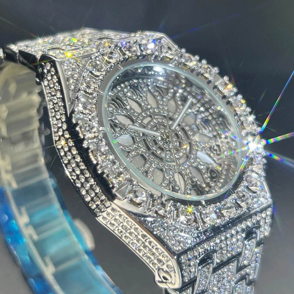 2025 New Diamond Hip Hop Watch - Lux Waches Max
