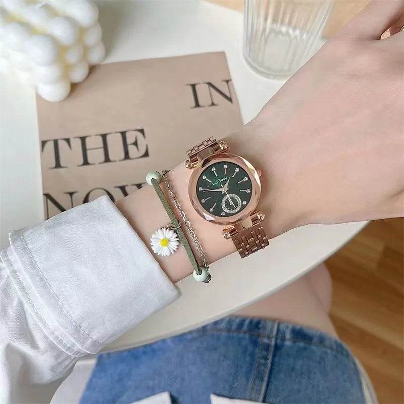 2025 New Brand Women Watches Fashion Steel Ladies Quartz Watch - Lux Waches Max