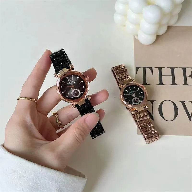 2025 New Brand Women Watches Fashion Steel Ladies Quartz Watch - Lux Waches Max