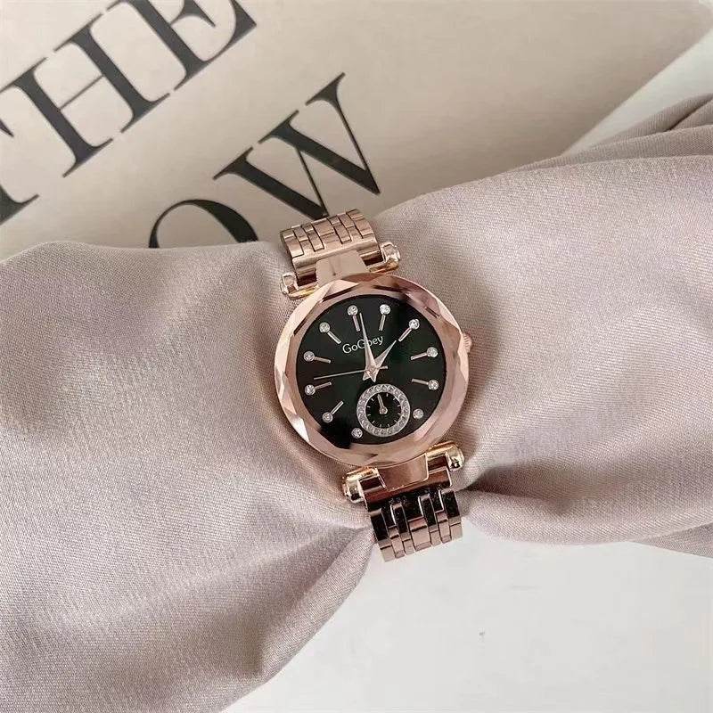 2025 New Brand Women Watches Fashion Steel Ladies Quartz Watch - Lux Waches Max