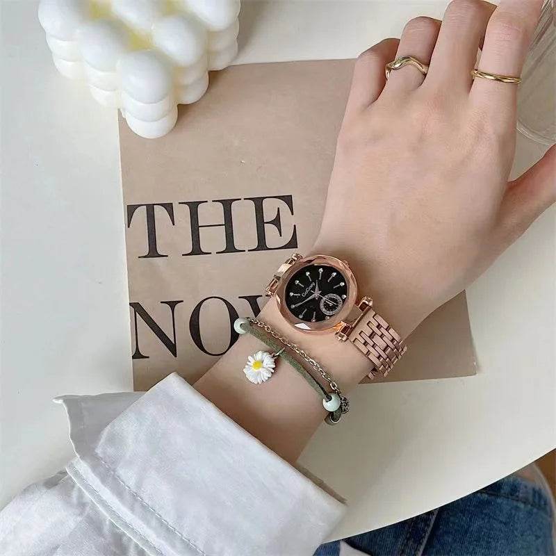 2025 New Brand Women Watches Fashion Steel Ladies Quartz Watch - Lux Waches Max
