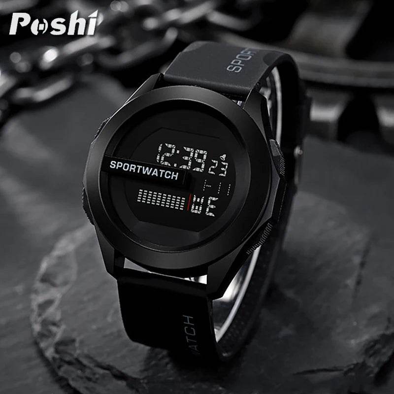 POSHI Sport Watch for Man Luxury Digital Wristwatch - Lux Waches Max