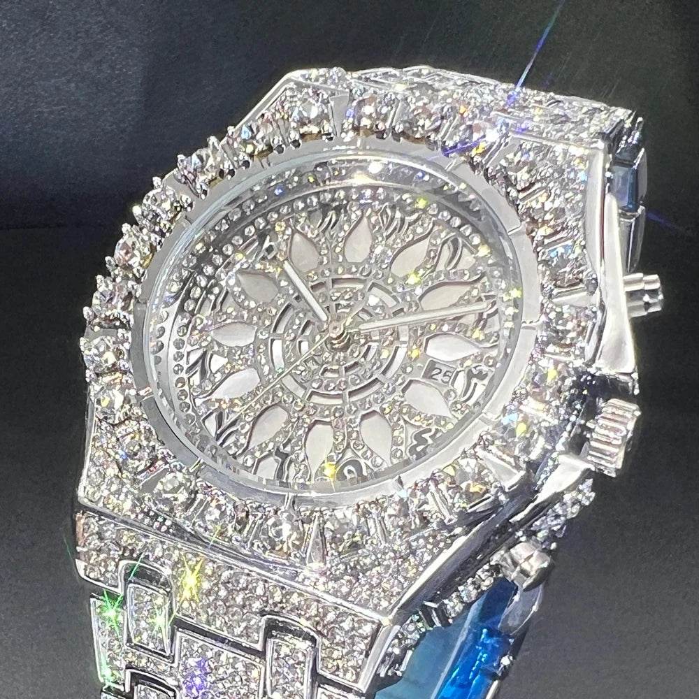 2025 New Diamond Hip Hop Watch - Lux Waches Max