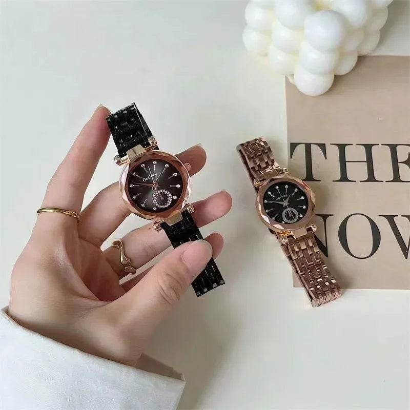 2025 New Brand Women Watches Fashion Steel Ladies Quartz Watch - Lux Waches Max