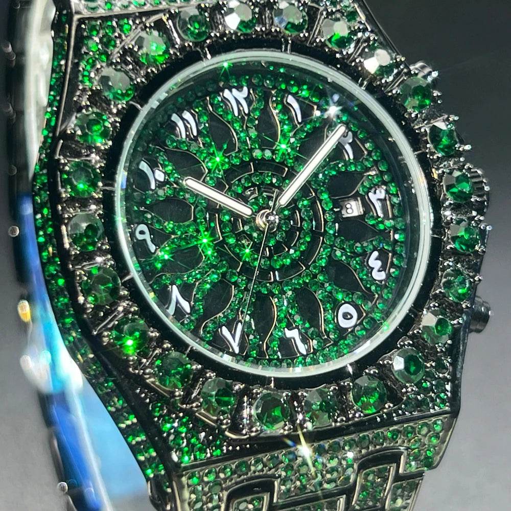 2025 New Diamond Hip Hop Watch - Lux Waches Max