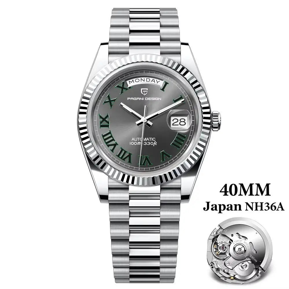2025 New PAGANI DESIGN DD40 Men's Watches Brand Automatic Mechanical Watch For Men AR Sapphire Glass Waterproof Wrist watch Men