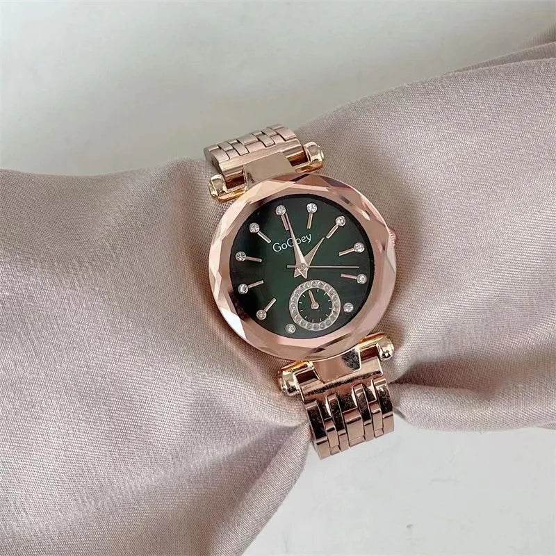 2025 New Brand Women Watches Fashion Steel Ladies Quartz Watch - Lux Waches Max