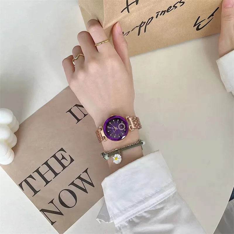 2025 New Brand Women Watches Fashion Steel Ladies Quartz Watch - Lux Waches Max