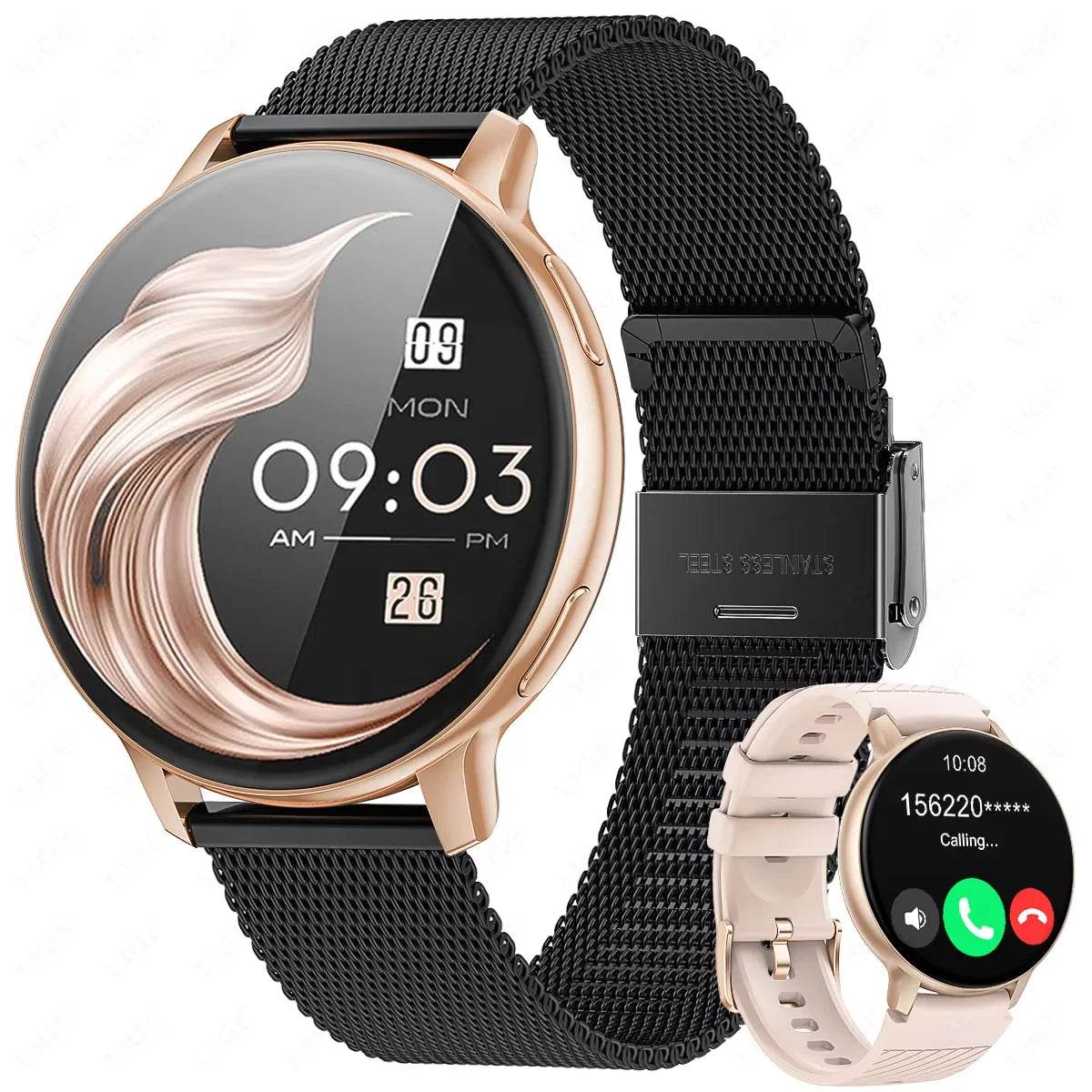 LIGE 2025 Smart Watch Women Bluetooth Sport Men Smartwatch Ladies For Android IOS - Lux Waches Max