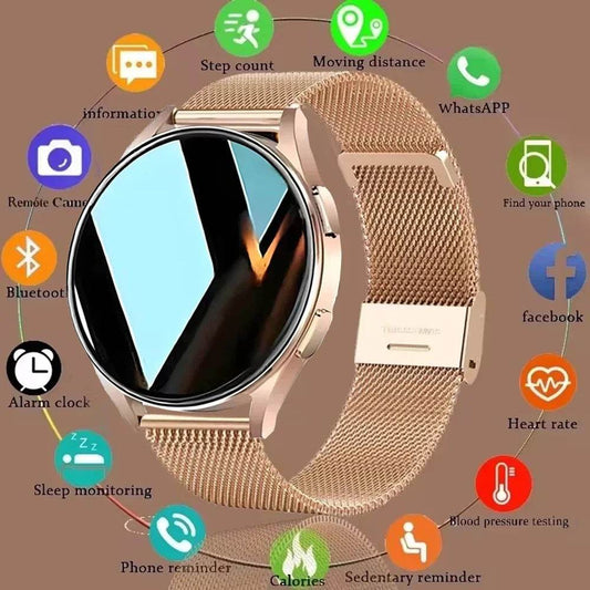 2025 New Smart Watch Women 1.28" Lux Waches Max