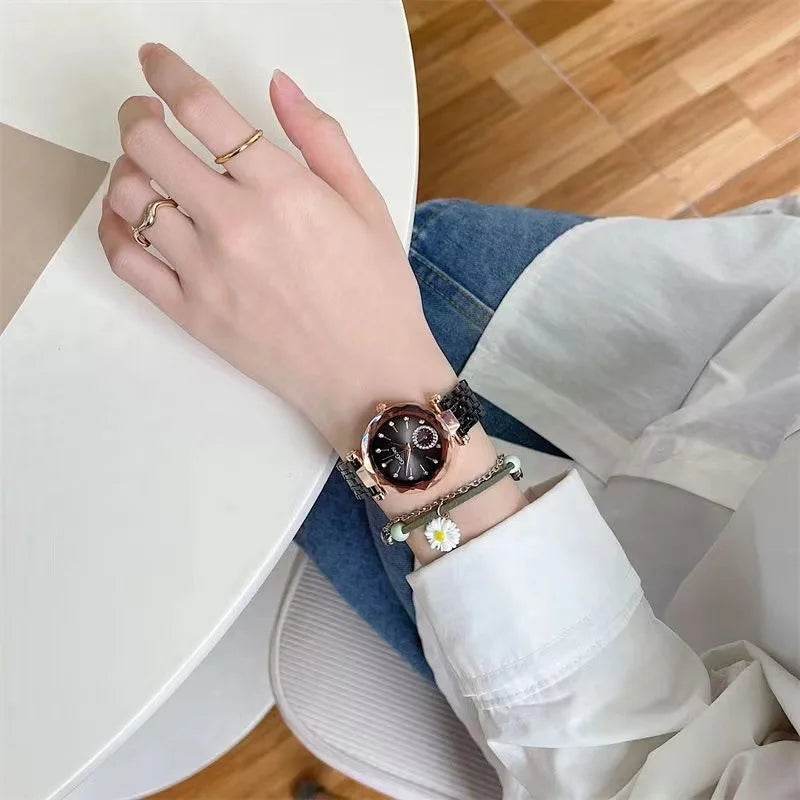 2025 New Brand Women Watches Fashion Steel Ladies Quartz Watch - Lux Waches Max