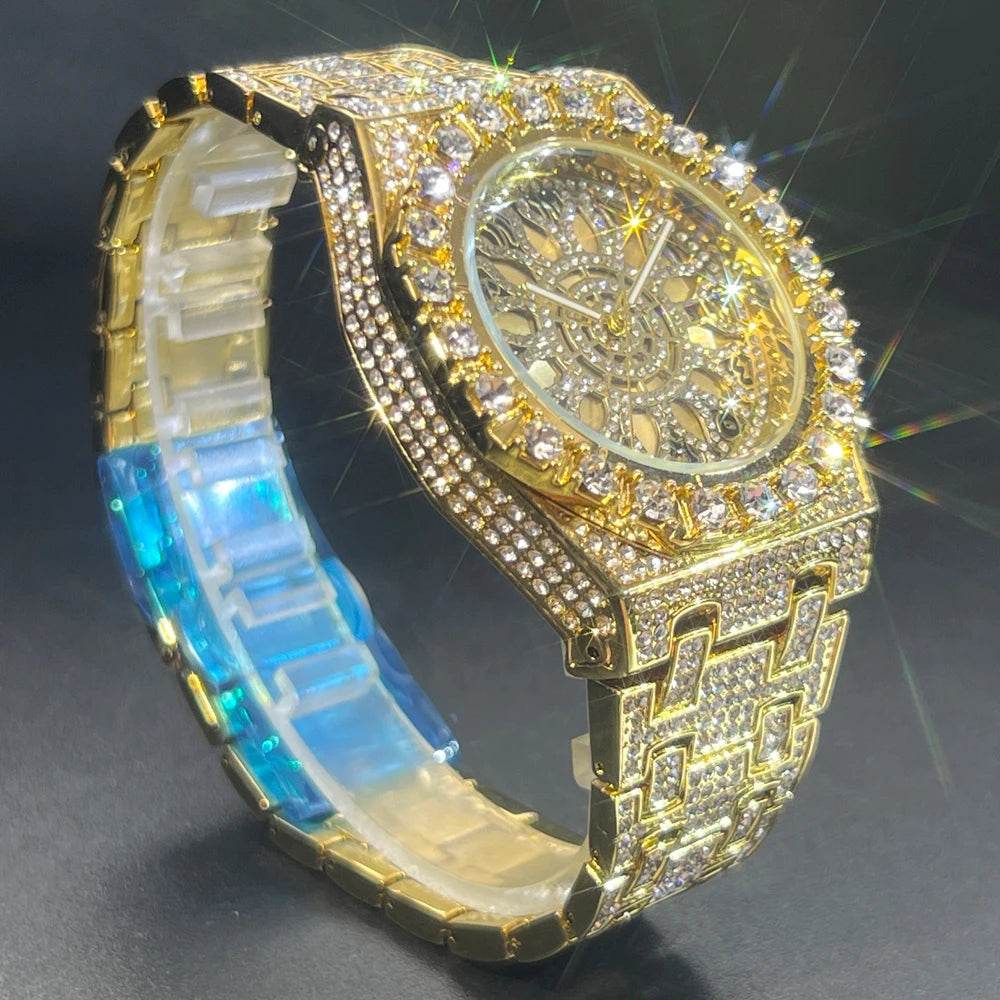 2025 New Diamond Hip Hop Watch - Lux Waches Max