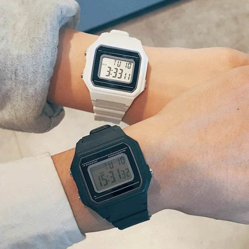 F91W Digital Watches for Men Women LED Electronic Wristwatch Waterproof Sports Military Watch Female Clock Relojes Digitales - Lux Waches Max