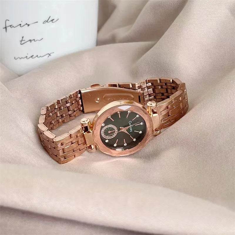 2025 New Brand Women Watches Fashion Steel Ladies Quartz Watch - Lux Waches Max