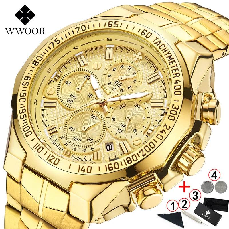 Relogio Masculino WWOOR Mens Watches 2024 - Lux Waches Max