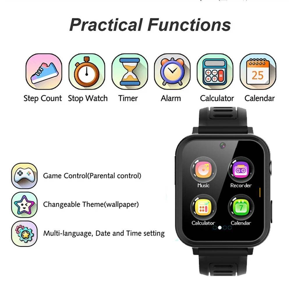 Children's Wristwatch 24 Games Kids Smart Watch Music Play Pedometer - Lux Waches Max