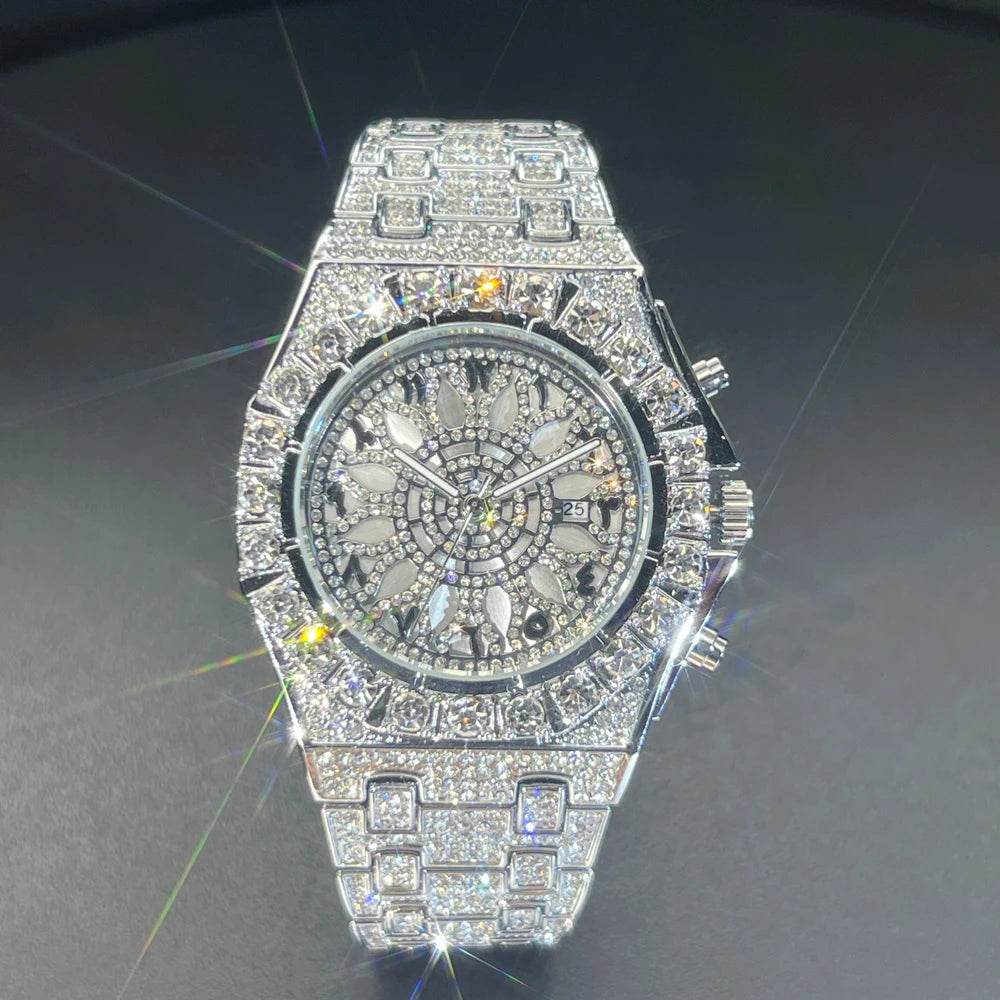 2025 New Diamond Hip Hop Watch - Lux Waches Max