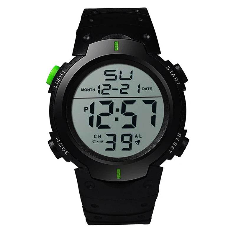Men Sport LED Watches Top Brand Men Digital Clock Multi-Functional Rubber Man - Lux Waches Max