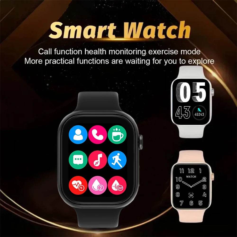 2025 New Smartwatch For Men Android IOS Phone 1.73" Screen Lux Waches Max