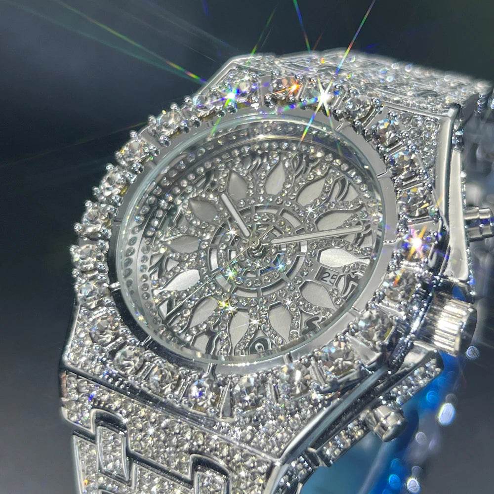 2025 New Diamond Hip Hop Watch - Lux Waches Max