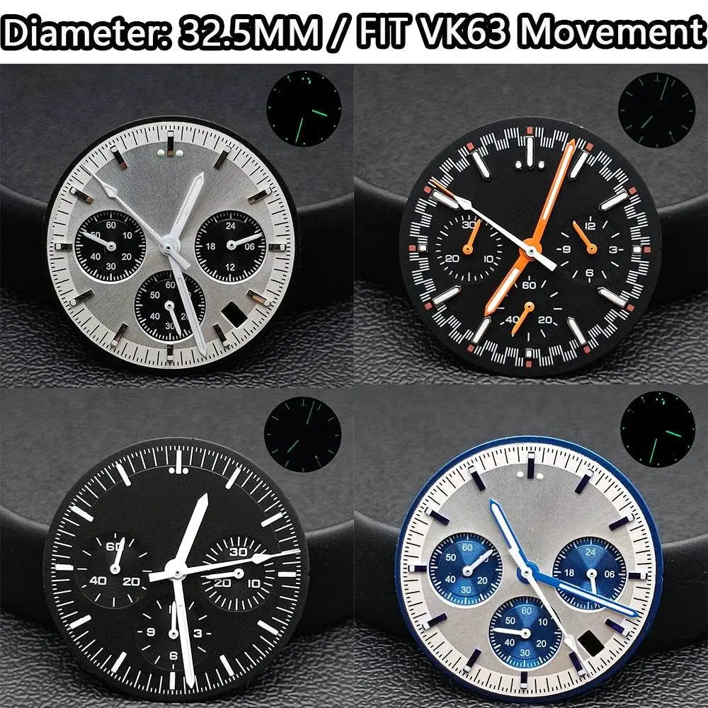 The 32.5MM green - Lux Waches Max