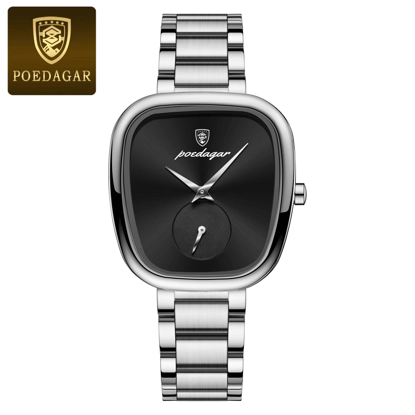 POEDAGAR Luxury Watch for Woman Waterproof Stainless Steel Quartz - Lux Waches Max