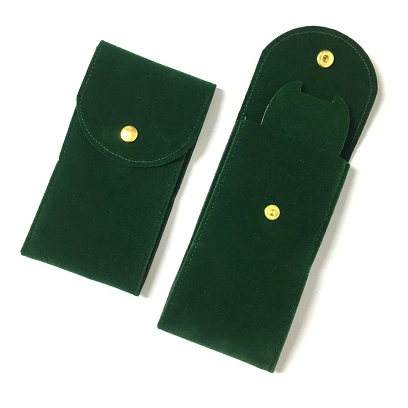 Embers Watch Bag Blue Black Green Watch Box Flannelette Gift Box Travel Storage Case Durable Portable Watch Dust Protection Case