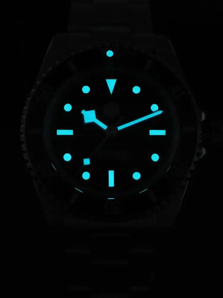 San Martin 40mm YN55 Luxury Watch Men Mechanical Wristwatches Water Ghost Sapphire Automatic 20Bar Relojes Para Hombre SN0006B-1