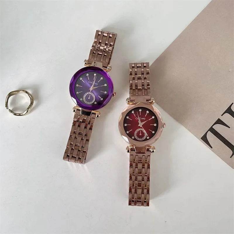 2025 New Brand Women Watches Fashion Steel Ladies Quartz Watch - Lux Waches Max