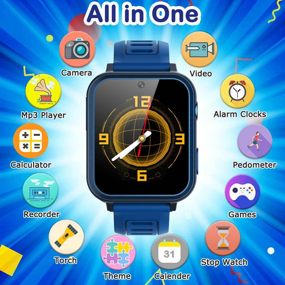Children's Wristwatch 24 Games Kids Smart Watch Music Play Pedometer - Lux Waches Max