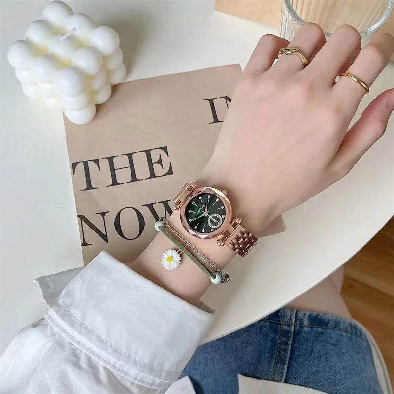 2025 New Brand Women Watches Fashion Steel Ladies Quartz Watch - Lux Waches Max