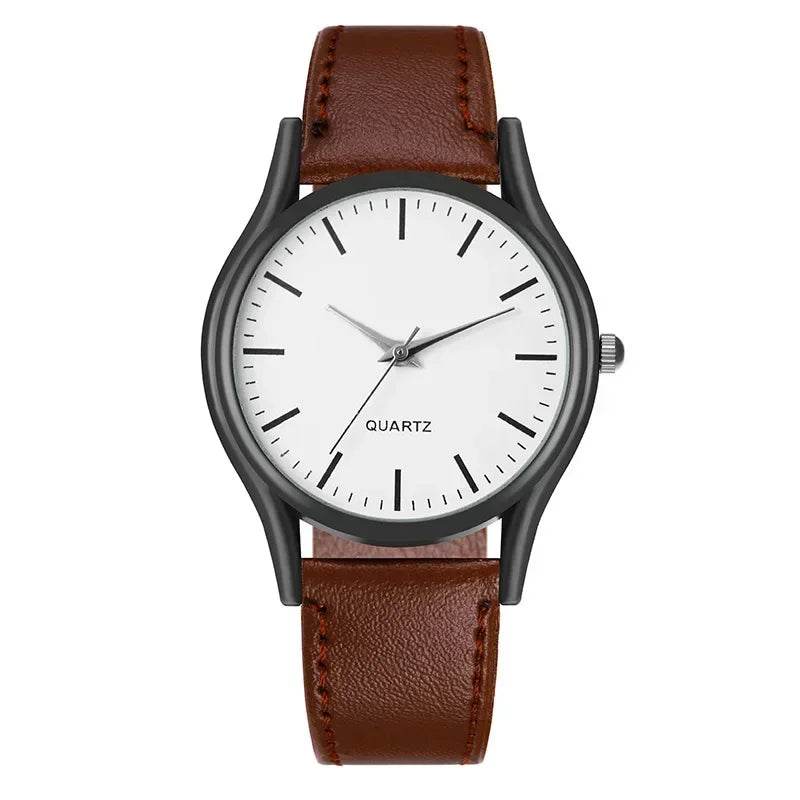 Watches for Men Reloj Hombre Fashion Retro Business Hand Watch Leather Watches Quartz - Lux Waches Max