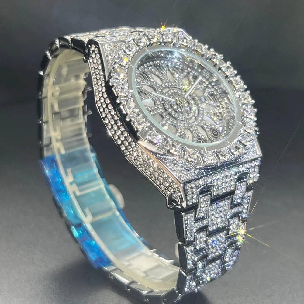 2025 New Diamond Hip Hop Watch - Lux Waches Max