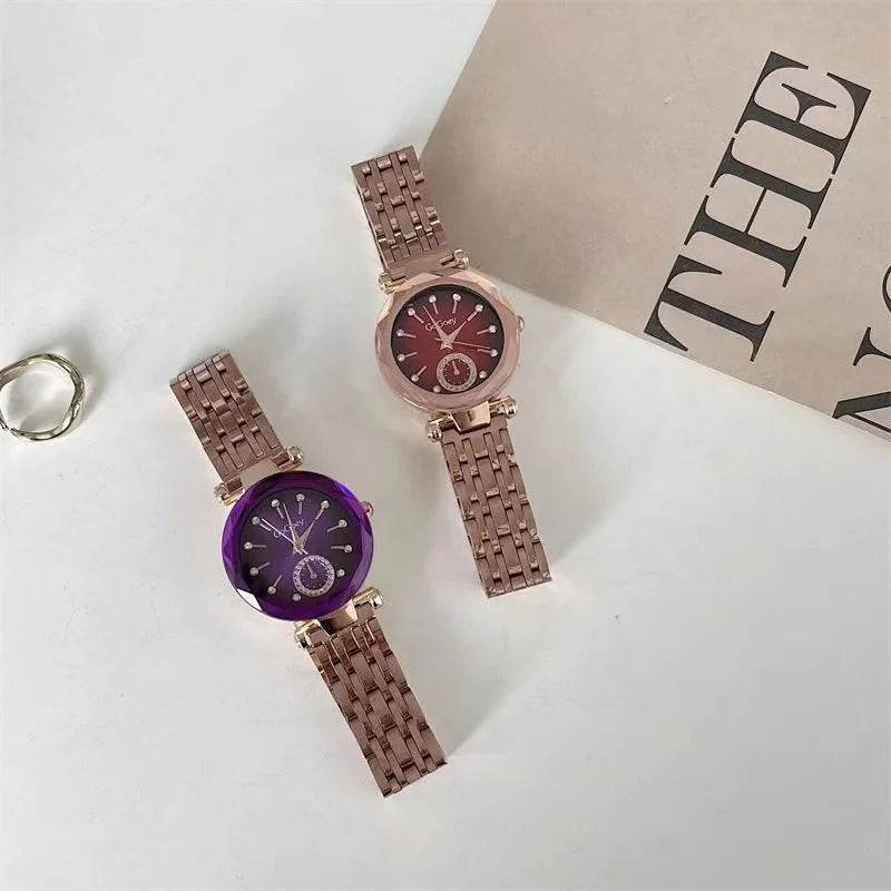 2025 New Brand Women Watches Fashion Steel Ladies Quartz Watch - Lux Waches Max