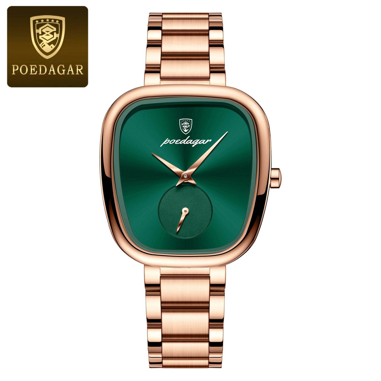 POEDAGAR Luxury Watch for Woman Waterproof Stainless Steel Quartz - Lux Waches Max