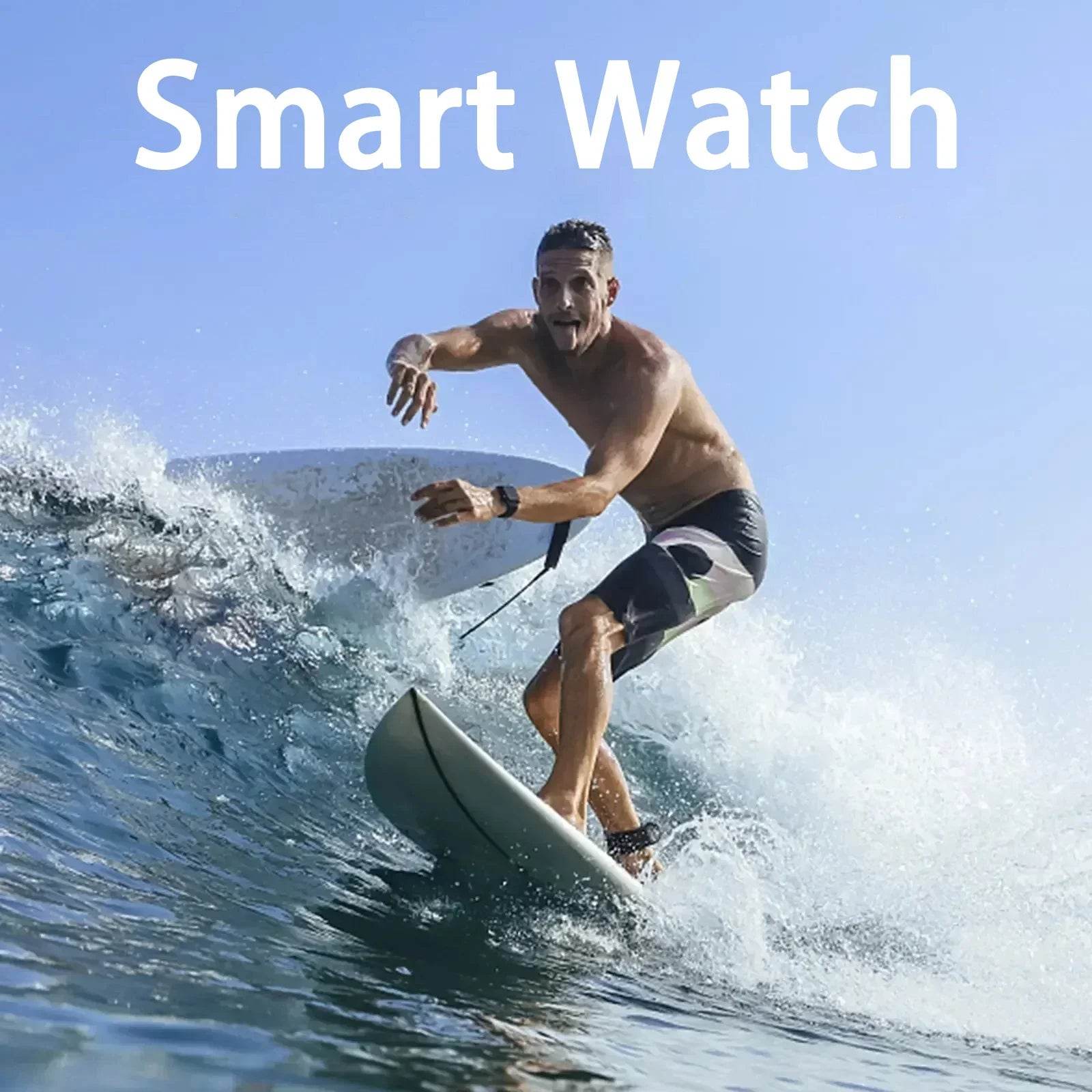 2025 New Smartwatch For Men Android IOS Phone 1.73" Screen Lux Waches Max