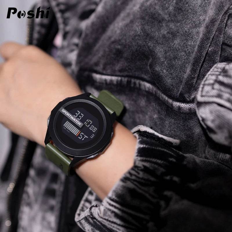 POSHI Sport Watch for Man Luxury Digital Wristwatch - Lux Waches Max