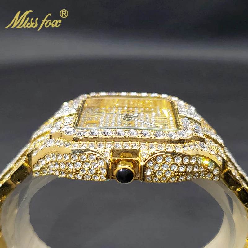 Diamond Men's Quartz Watch - Lux Waches Max