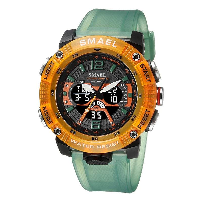 Sport Watches Men SMAEL Waterproof Analog Digital Quartz - Lux Waches Max