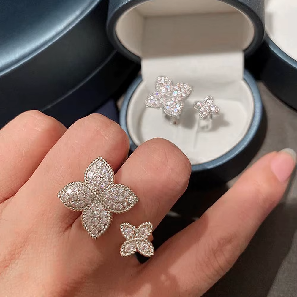 CAOSHI Chic Aesthetic Flower Opening Ring https://s.click.aliexpress.com/e/_c4qcifiR